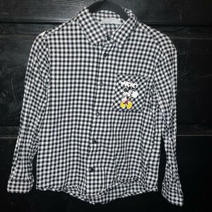 H&M little boy Mickey Mouse button down
